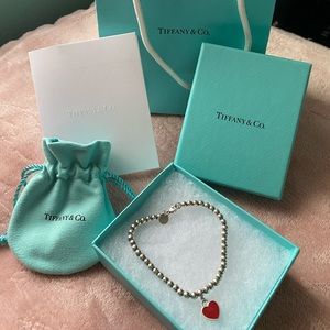 Return to Tiffany® Bead Bracelet - Red Heart